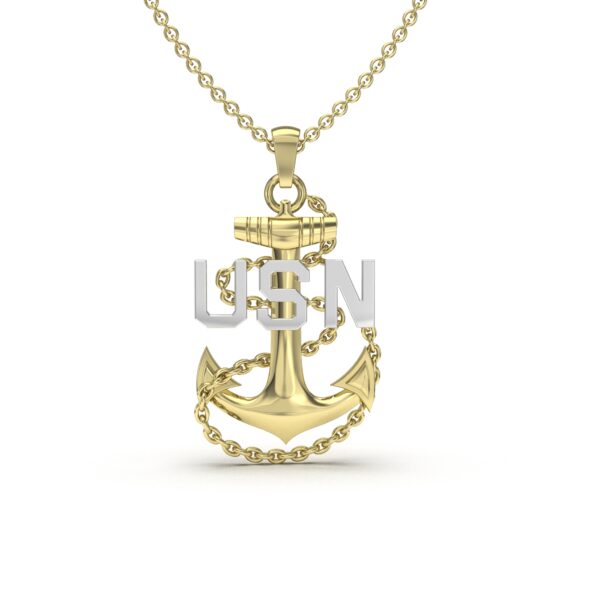 USN Two Tone Pendant