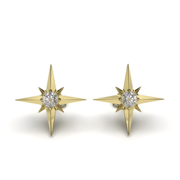 Starlight Diamond Stud Earring