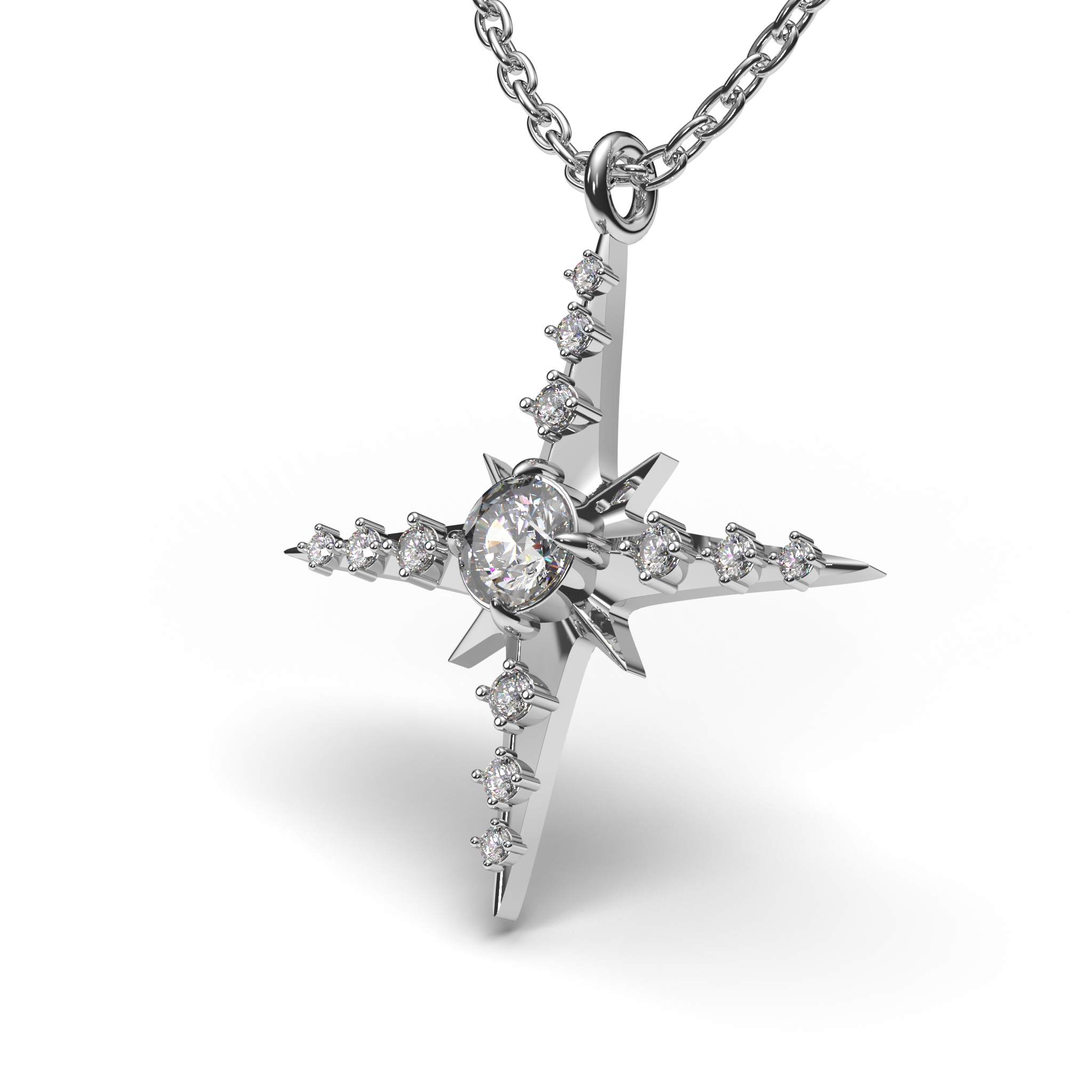 Starlight Diamond Pendant