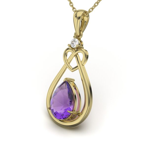 Knotted Heart Pendant