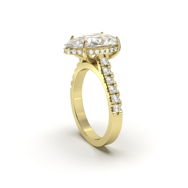 Teardrop Solitaire Ring