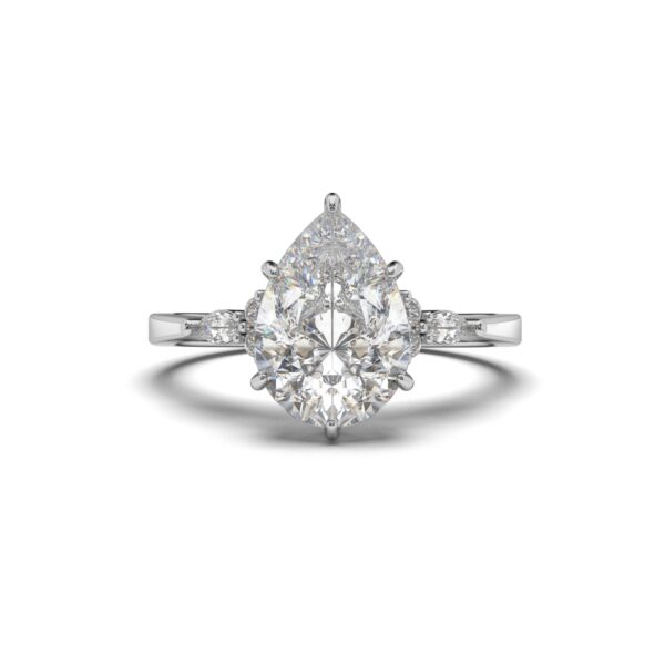 Pear Pavé Ring