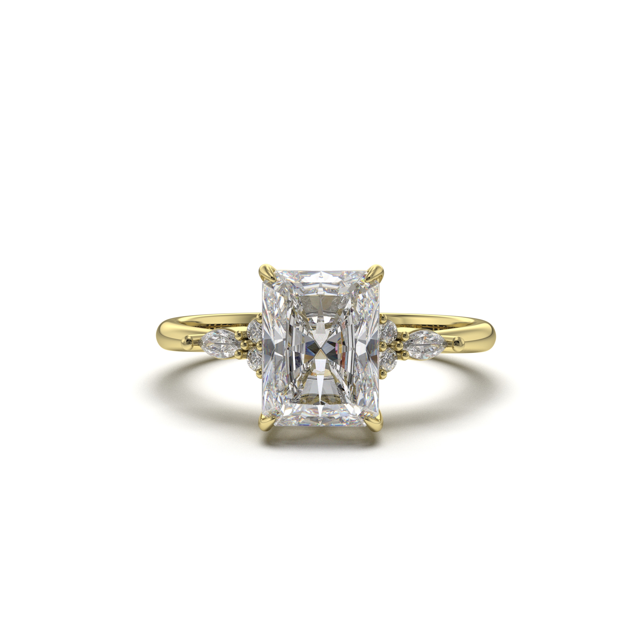 Radiant Diamond Ring