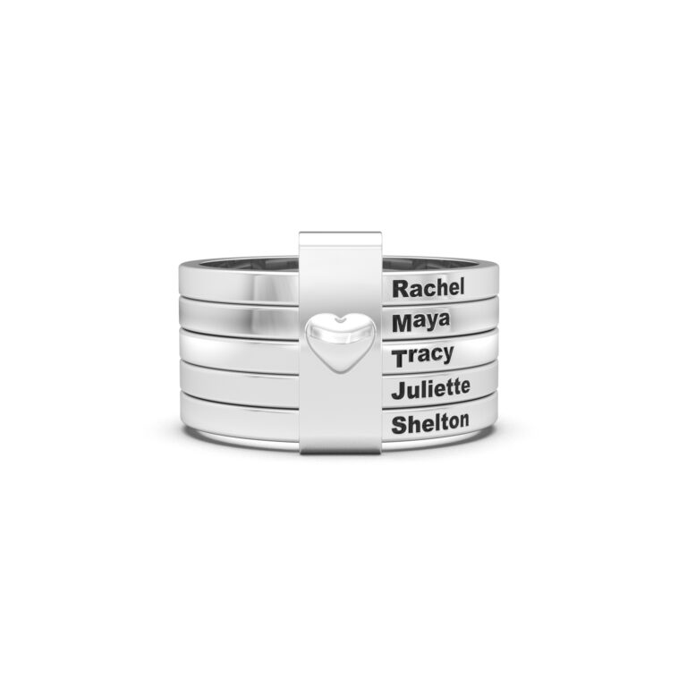 Stackable Name Ring